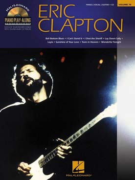 Illustration de PIANO PLAY ALONG SERIES avec audio - Vol. 78 : Eric Clapton (P/V/G)