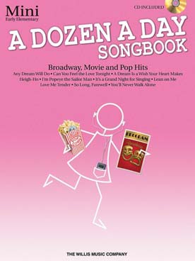 Illustration a dozen a day songbook avec cd