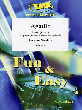Illustration de AGADIR, tr. Naulais pour quintette de cuivres, piano, percussions