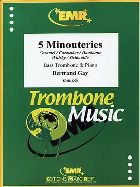 Illustration de 5 Minouteries pour trombone basse et piano