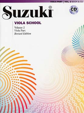Illustration de SUZUKI Viola School - Vol. 2 avec CD (revised)