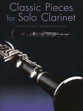 Illustration classic pieces for solo clarinet