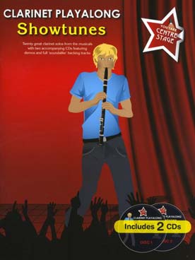 Illustration de CLARINET PLAY-ALONG SHOWTUNES avec 2 CD