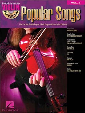 Illustration de VIOLIN PLAY ALONG - Vol. 2 : Popular songs