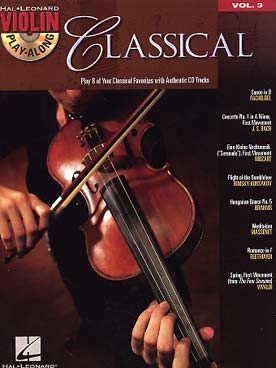 Illustration de VIOLIN PLAY ALONG - Vol. 3 : Classical songs