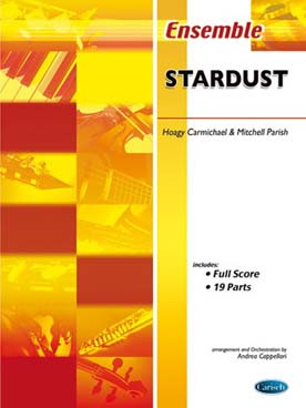 Illustration de STARDUST, arr. Cappellari pour petit ensemble variable tous instruments (conducteur + 19 parties)