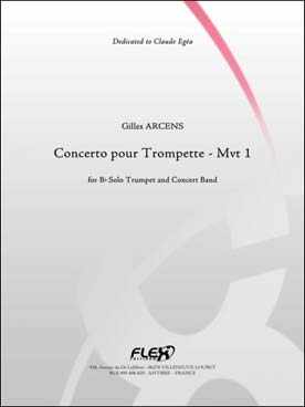 Illustration de Concerto pour trompette et orchestre d'harmonie - 1er mouvement