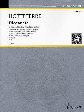 Illustration de Trio sonate op. 3/2 en ré M