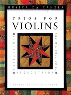 Illustration trios for violons