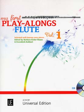 Illustration de MY FIRST PLAY-ALONGS FLUTE avec CD play along - Vol. 1