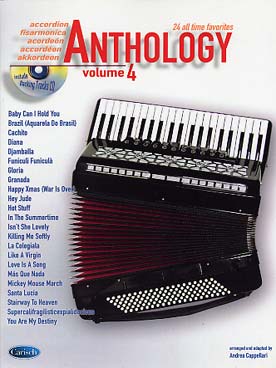 Illustration anthology avec cd vol. 4 accordeon