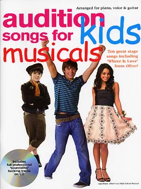 Illustration audition songs for kids musicals + cd