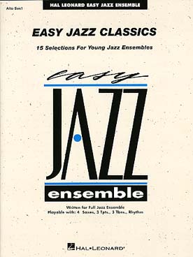Illustration de EASY JAZZ CLASSICS saxophone alto 1