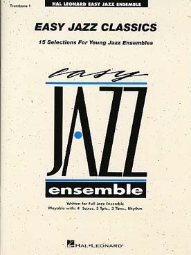Illustration de EASY JAZZ CLASSICS trombone 1