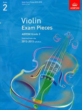 Illustration selected violin exam pieces grade 2