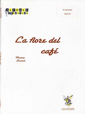 Illustration de La Flore (Flor) del café pour 4 marimbas