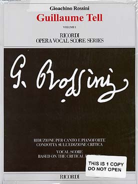 Illustration de Guillaume Tell (chant/piano en 3 volumes réunis)