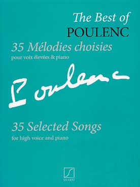 Illustration de 35 Mélodies pour voix élevées et piano