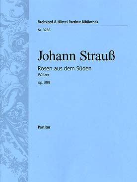 Illustration de Roses from the South op. 388 - Conducteur (2.2.2.2.-4.2.3.0.-timp. perc.- hp.-cordes)