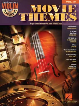Illustration violin play along vol.31  movie themes