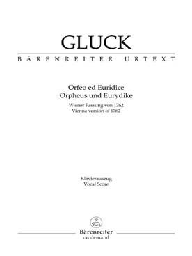 Illustration gluck orphee et euridice, red. piano