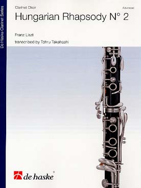 Illustration de Rhapsodie hongroise N° 2, tr. pour ensemble de clarinettes à 8 parties