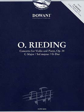 Illustration de Op. 34 : Concerto en sol M - éd. Dowani avec CD play-along de l'orchestre