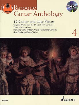 Illustration baroque guitar anthology vol. 4 + cd