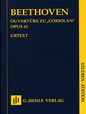 Illustration de Ouverture de Coriolan op. 62 - éd. Henle
