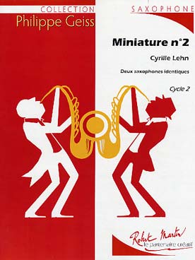 Illustration de Miniature N° 2 pour 2 saxophones identiques