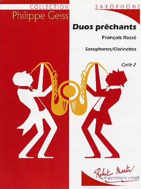 Illustration de Duos prêchants pour 2 saxophones ou 2 clarinettes