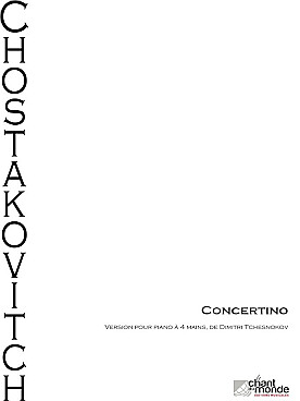 Illustration de Concertino op. 94 en la m pour 2 pianos, réd. piano à 4 mains