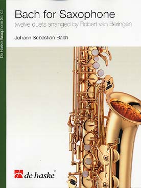 Illustration bach for saxophone 12 duos