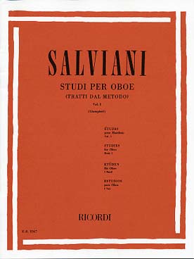 Illustration salviani studie per oboe vol. 1