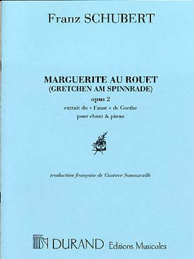 Illustration schubert marguerite au rouet mezzo piano