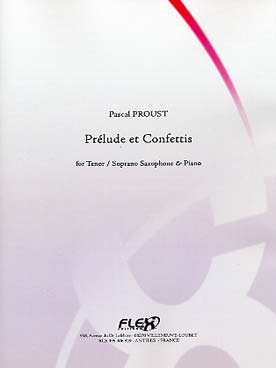 Illustration de Prélude et Confettis pour saxophone  soprano ou ténor