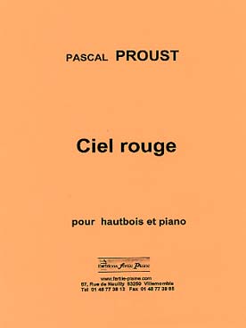Illustration proust ciel rouge