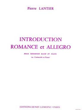 Illustration de Introduction, romance et allegro pour trombone basse ou  violoncelle et piano