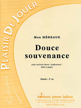 Illustration de Douce souvenance pour saxhorn basse ou euphonium ou tuba et piano
