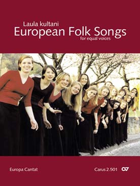 Illustration european folksongs pour voix egales