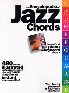 Illustration de THE ENCYCLOPAEDIA OF JAZZ CHORDS pour piano, clavier électronique ou orgue