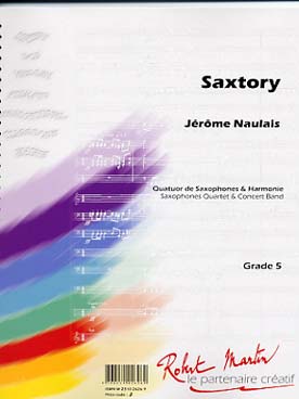 Illustration de Saxtory pour orchestre d'harmonie et quatuor de saxophone solo  