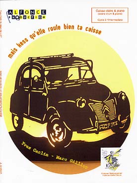 Illustration de Mais Kess qu'elle roule bien ta caisse pour caisse claire et piano