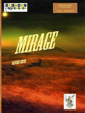 Illustration de Mirage pour batterie et piano