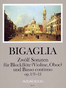 Illustration bigaglia 12 sonates op. 1 vol. 3