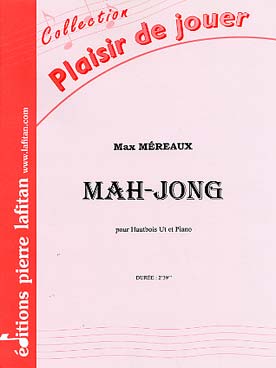 Illustration de Mah-Jong pour hautbois en ut et piano