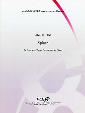 Illustration de Spleen pour saxophone ténor