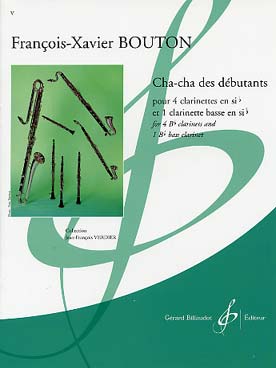 Illustration de Cha-cha des débutants pour 4 clarinettes et une clarinette basse