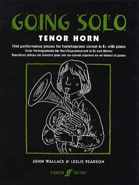 Illustration de GOING SOLO TENOR HORN : premières pièces de concert