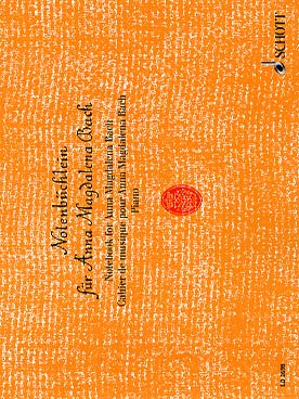 Illustration de Notebook for Anna Magdalena Bach